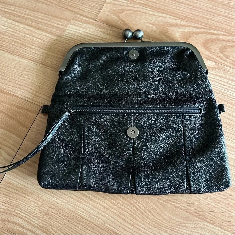 Jessica Simpson Black Faux Leather Bag